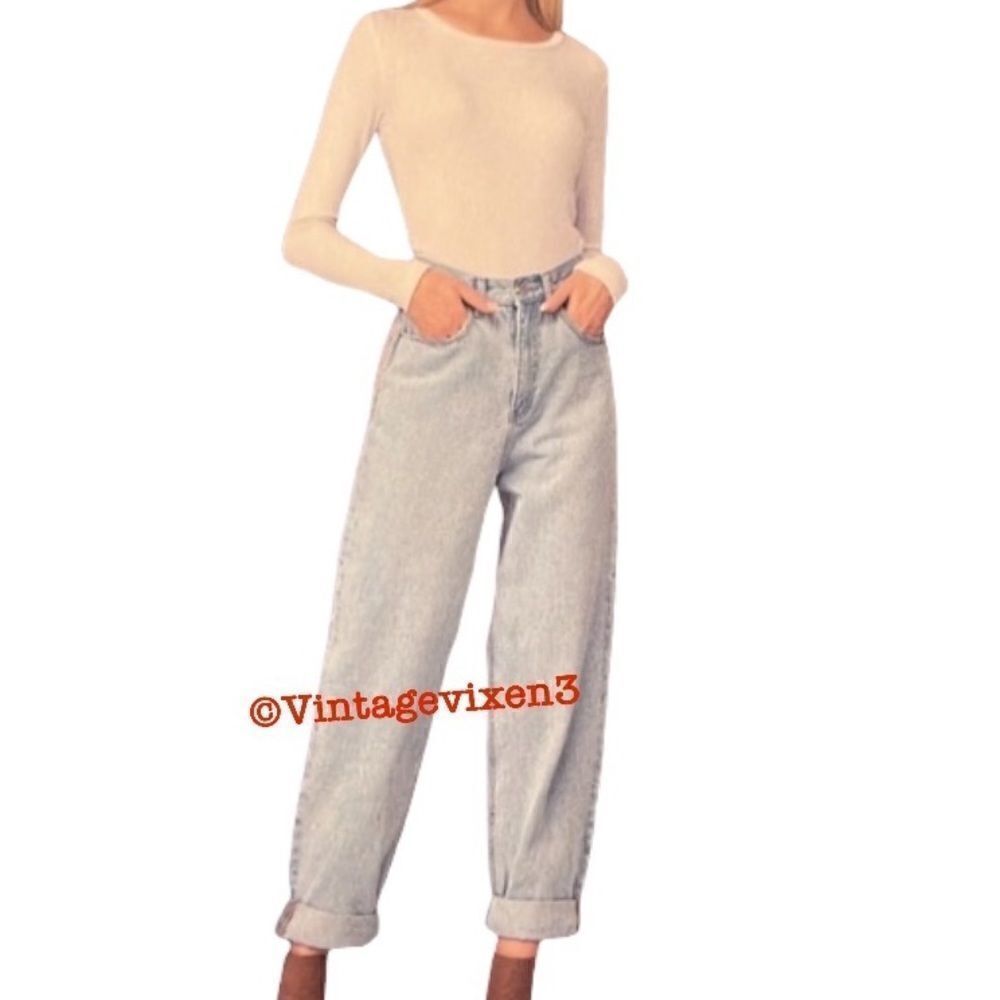 Simple Society High waist rise balloon jean jeans roll cuff NEW NWT light 11 30